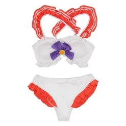 CosplaySky Sailor Moon Aino Minako Original Design Swimwear Cosplay Costume Bikini Top Shorts Outfitscossky®