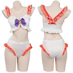 CosplaySky Sailor Moon Aino Minako Original Design Swimwear Cosplay Costume Bikini Top Shorts Outfitscossky®