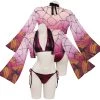 Cosplaygift Demon Slayer:Kimetsu No Yaiba Original Design Daki Cloak Swimsuit Cosplay Costume 2 Cosplaygift Demon Slayer:Kimetsu No Yaiba Original Design Daki Cloak Swimsuit Cosplay Costume