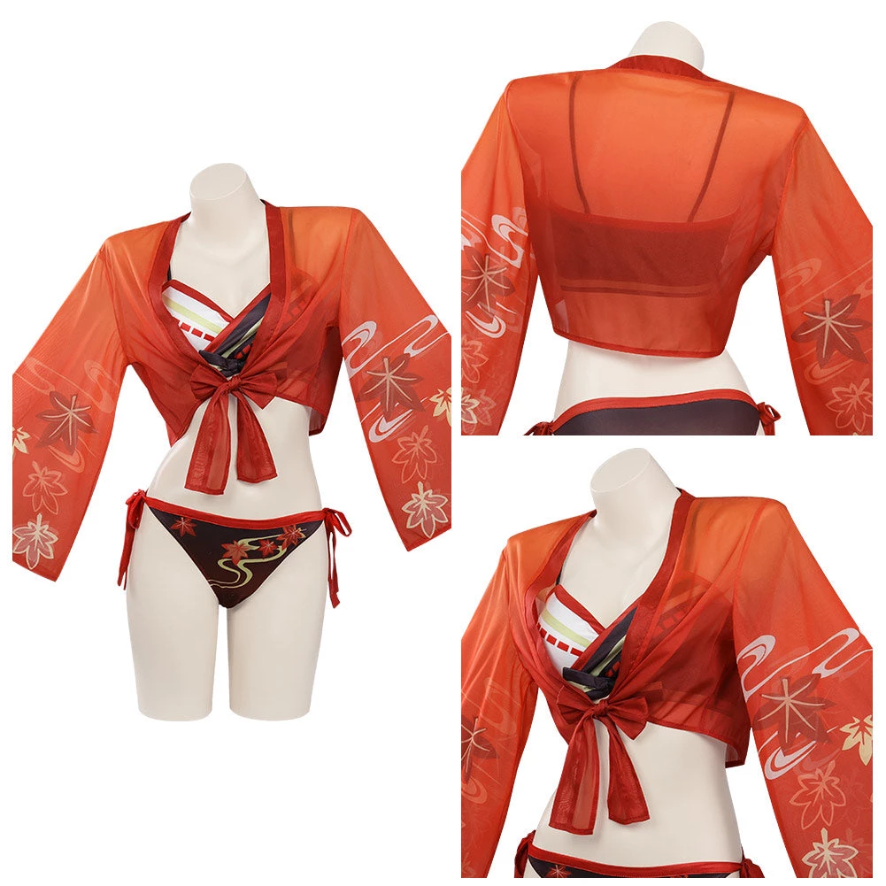 New Cosplaysky New Arrivals Genshin Impact Kaedehara Kazuha Original Design Swimsuit Cosplay Costume Top Shorts Cloak Outfits-cossky® 4 New Cosplaysky New Arrivals Genshin Impact Kaedehara Kazuha Original Design Swimsuit Cosplay Costume Top Shorts Cloak Outfits-cossky®