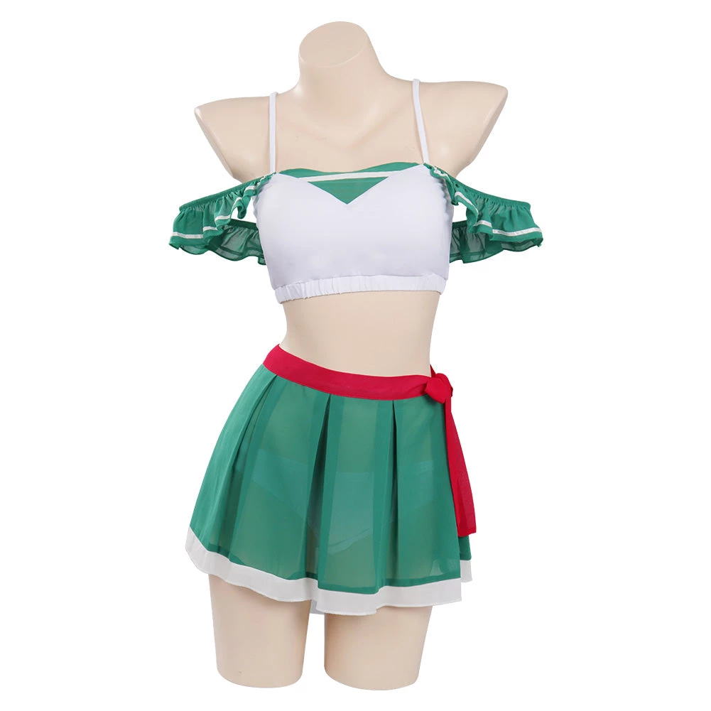 New Cosplaysky Inu Yasha Kagome Higurashi Original Design Swimsuit Cosplay Costume Bikini Top Skirt Outfits New Arrivals 4 New Cosplaysky Inu Yasha Kagome Higurashi Original Design Swimsuit Cosplay Costume Bikini Top Skirt Outfits New Arrivals