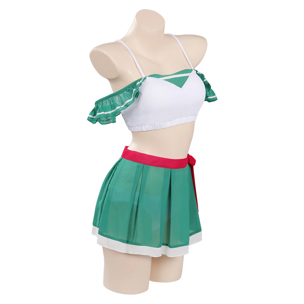 New Cosplaysky Inu Yasha Kagome Higurashi Original Design Swimsuit Cosplay Costume Bikini Top Skirt Outfits New Arrivals 7 New Cosplaysky Inu Yasha Kagome Higurashi Original Design Swimsuit Cosplay Costume Bikini Top Skirt Outfits New Arrivals