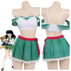 New Cosplaysky Inu Yasha Kagome Higurashi Original Design Swimsuit Cosplay Costume Bikini Top Skirt Outfits New Arrivals