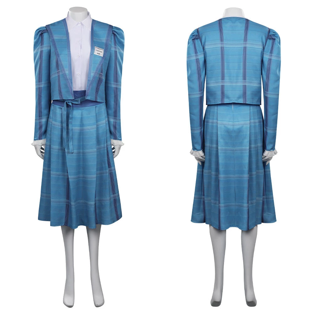 Fansholiday New Arrivals Stranger Things Season 4 (2022) Nancy Wheeler Retro Dress Cosplay Costume Outfits Halloween Carnival Suit 3 Fansholiday New Arrivals Stranger Things Season 4 (2022) Nancy Wheeler Retro Dress Cosplay Costume Outfits Halloween Carnival Suit