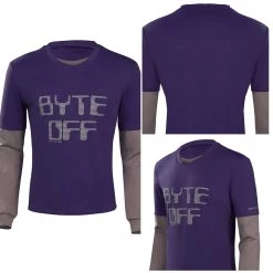 NewCossky Stranger Things 4 (2022) Dustin Henderson Long Sleeve T-Shirt Cosplay Costume