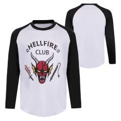 New Cosplaysky Stranger Things Season 4 (2022) Hellfire Club Shirt Long Sleeve T-shirt Cospaly Costume New Arrivals