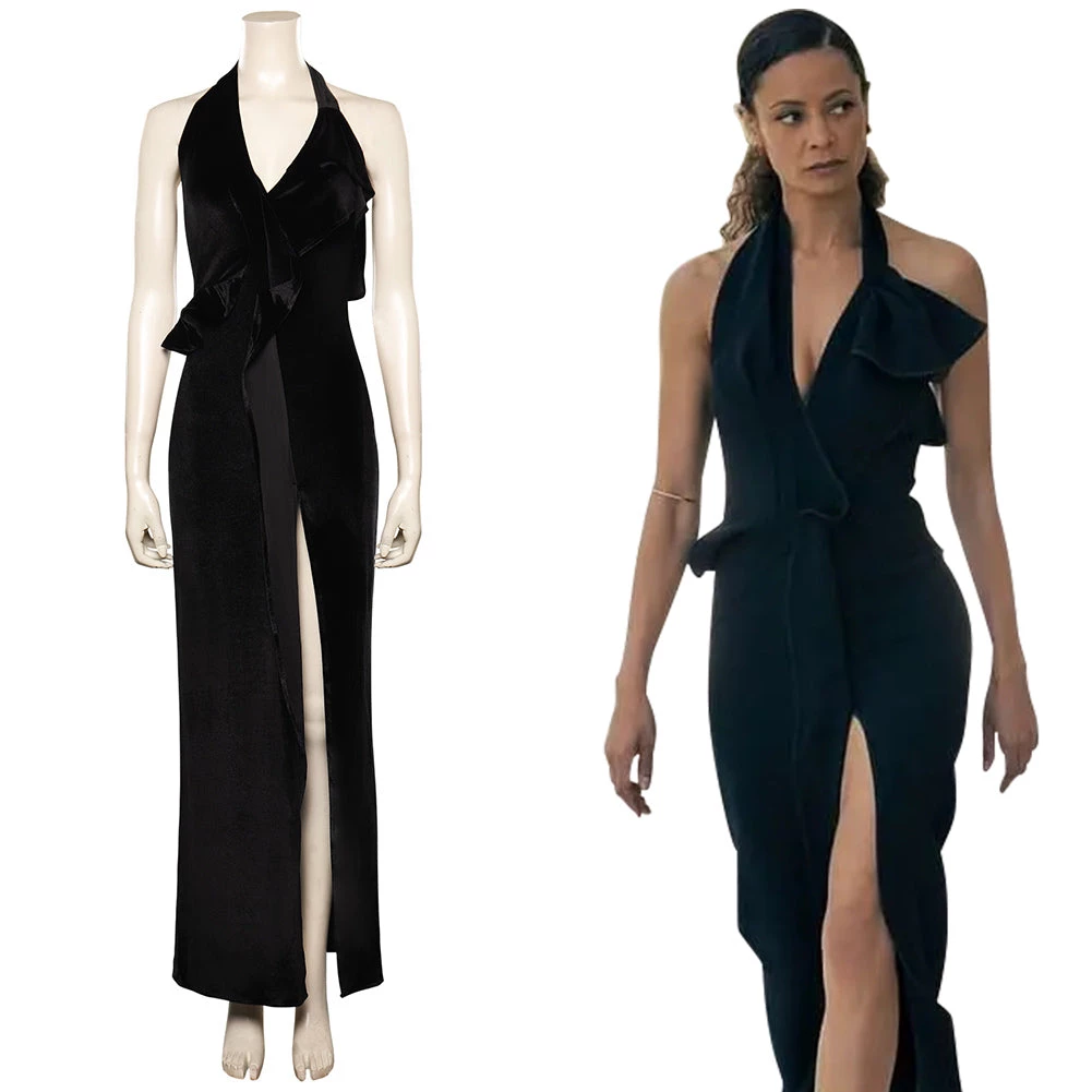 INSWEAR New Arrivals Westworld Season 4 Maeve Millay Cosplay Costume Black Dress Outfits Halloween Carnival Suit 3 INSWEAR New Arrivals Westworld Season 4 Maeve Millay Cosplay Costume Black Dress Outfits Halloween Carnival Suit