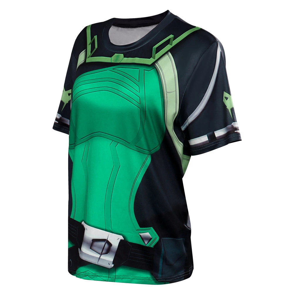 Cossky Men Women VALORANT Viper Original Design Cosplay T-shirt 3D Print Summer Short Sleeve Shirt 5 Cossky Men Women VALORANT Viper Original Design Cosplay T-shirt 3D Print Summer Short Sleeve Shirt