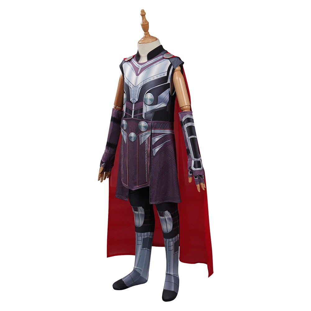 CosplaySky Kids Children Thor: Love And Thunder Thor Cosplay Costume Jumpsuit Cloak Outfits Halloween Carnival Suit 5 CosplaySky Kids Children Thor: Love And Thunder Thor Cosplay Costume Jumpsuit Cloak Outfits Halloween Carnival Suit