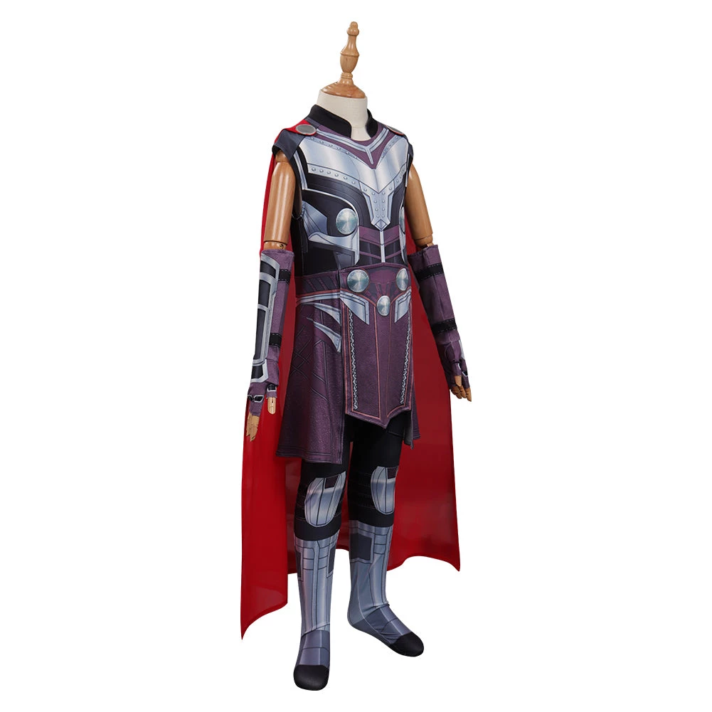 CosplaySky Kids Children Thor: Love And Thunder Thor Cosplay Costume Jumpsuit Cloak Outfits Halloween Carnival Suit 8 CosplaySky Kids Children Thor: Love And Thunder Thor Cosplay Costume Jumpsuit Cloak Outfits Halloween Carnival Suit