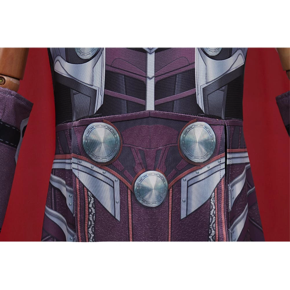 CosplaySky Kids Children Thor: Love And Thunder Thor Cosplay Costume Jumpsuit Cloak Outfits Halloween Carnival Suit 10 CosplaySky Kids Children Thor: Love And Thunder Thor Cosplay Costume Jumpsuit Cloak Outfits Halloween Carnival Suit