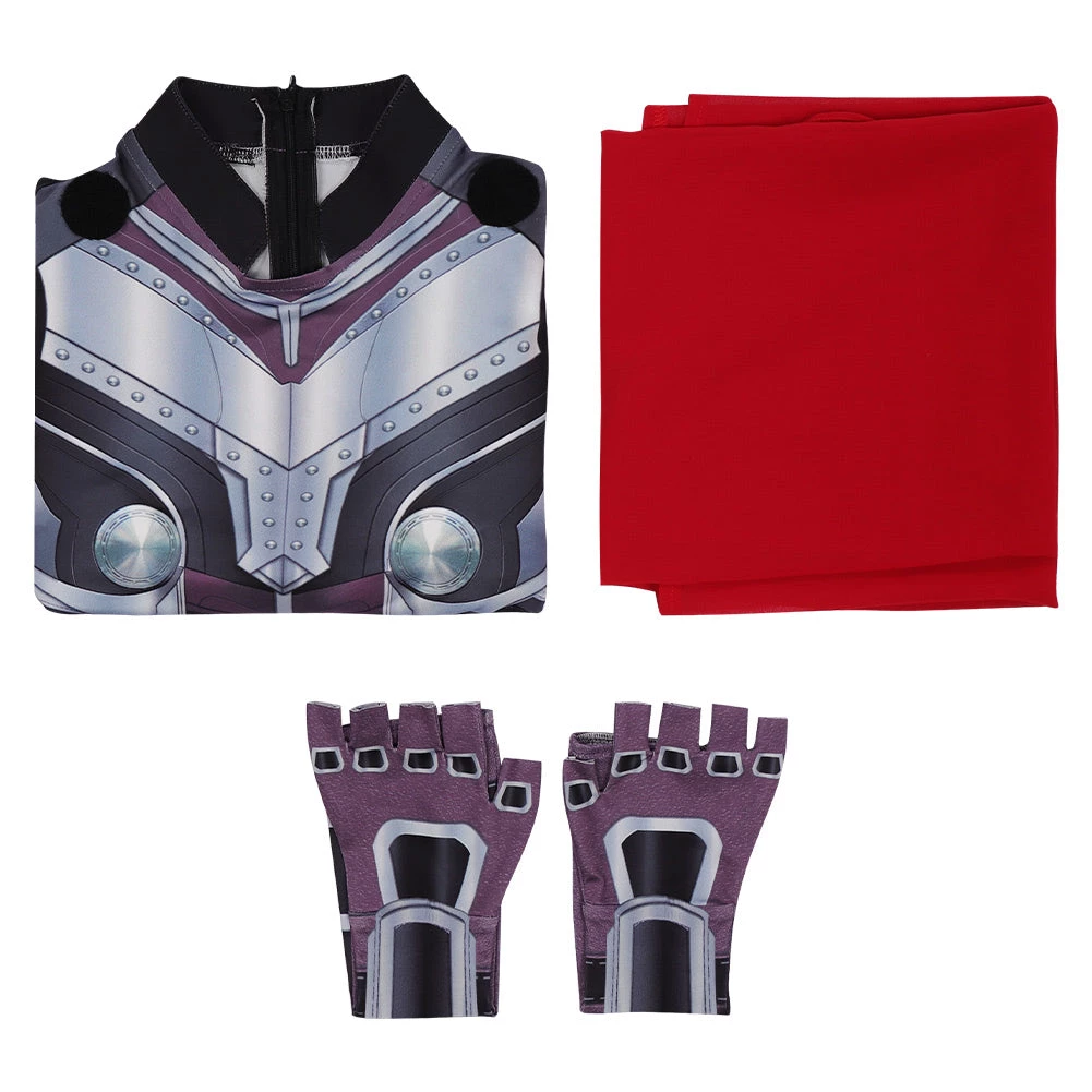 CosplaySky Kids Children Thor: Love And Thunder Thor Cosplay Costume Jumpsuit Cloak Outfits Halloween Carnival Suit 12 CosplaySky Kids Children Thor: Love And Thunder Thor Cosplay Costume Jumpsuit Cloak Outfits Halloween Carnival Suit