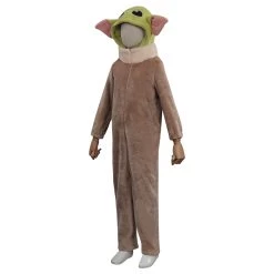 Cossky The Mandalorian Baby Yoda Jumpsuit Sleepwear Cosplay Costume For Kids Children 13 Cossky The Mandalorian Baby Yoda Jumpsuit Sleepwear Cosplay Costume For Kids Children