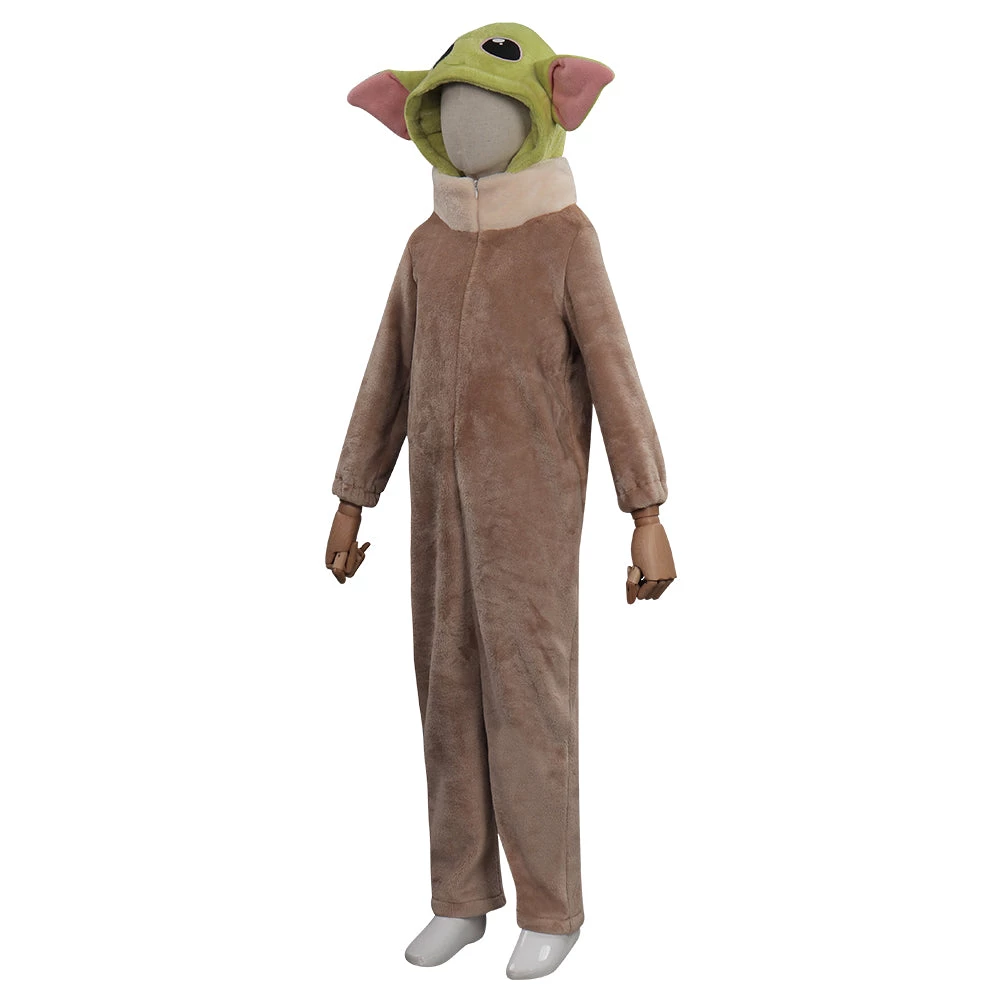 Cossky The Mandalorian Baby Yoda Jumpsuit Sleepwear Cosplay Costume For Kids Children 5 Cossky The Mandalorian Baby Yoda Jumpsuit Sleepwear Cosplay Costume For Kids Children