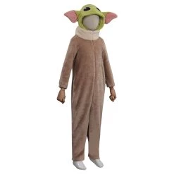 Cossky The Mandalorian Baby Yoda Jumpsuit Sleepwear Cosplay Costume For Kids Children 15 Cossky The Mandalorian Baby Yoda Jumpsuit Sleepwear Cosplay Costume For Kids Children