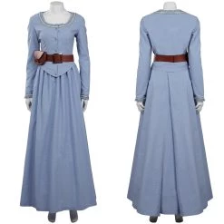 Cossky Westworld 2022 Dolores Abernathy Cosplay Costume Blue Vintage Dress Outfits Halloween Carnival Suit New Arrivals
