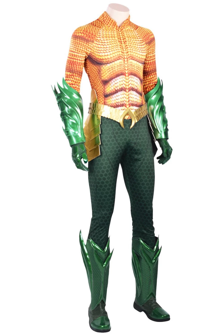 CosplaySky DC Justice League Aquaman Arthur Curry Outfit Cosplay Costume New Arrivals 6 CosplaySky DC Justice League Aquaman Arthur Curry Outfit Cosplay Costume New Arrivals