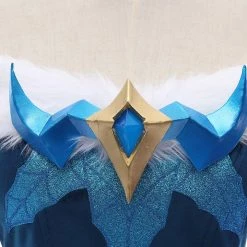 New Cosplaysky League Of Legends Soraka Snowdown Skin Outfit Cosplay Costume Female