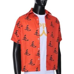 CosplaySky One Punch Man Saitama Oppai Casual Shirt Tee Cosplay Costume