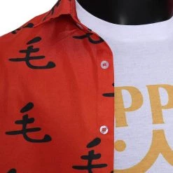 CosplaySky One Punch Man Saitama Oppai Casual Shirt Tee Cosplay Costume 10 CosplaySky One Punch Man Saitama Oppai Casual Shirt Tee Cosplay Costume