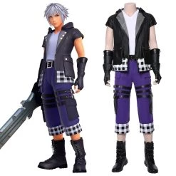 CosplaySky Kingdom Hearts III Riku Outfit Cosplay Costume Version Two