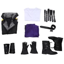 CosplaySky Kingdom Hearts III Riku Outfit Cosplay Costume Version Two