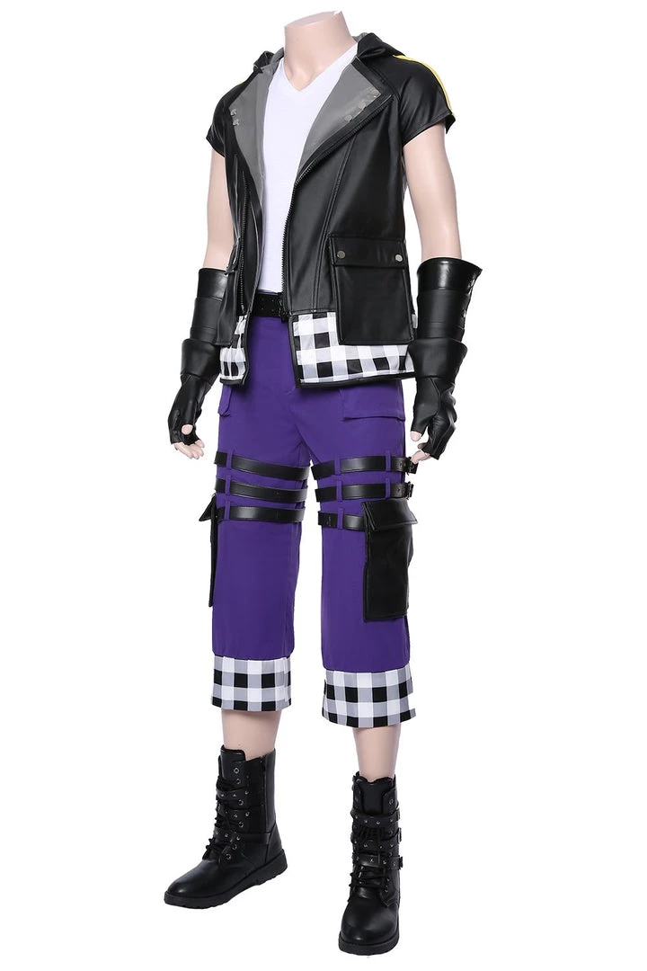CosplaySky Kingdom Hearts III Riku Outfit Cosplay Costume Version Two 6 CosplaySky Kingdom Hearts III Riku Outfit Cosplay Costume Version Two