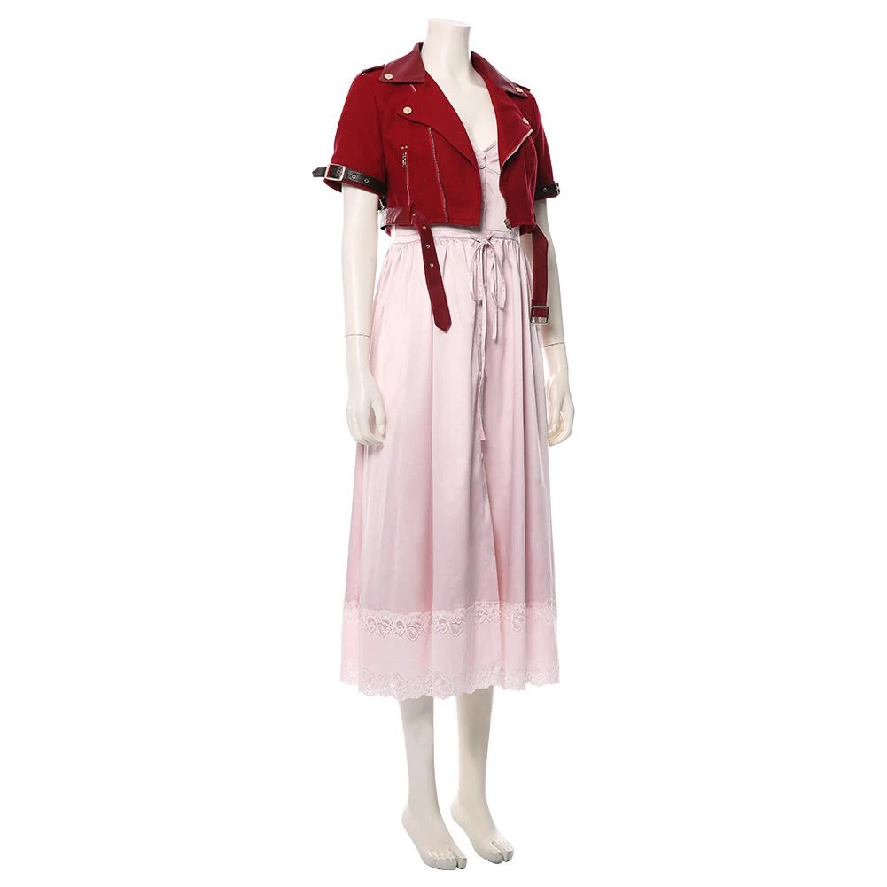 New Cosplaysky New Arrivals Final Fantasy VII Remake Aerith Gainsborough Cosplay Costume 7 New Cosplaysky New Arrivals Final Fantasy VII Remake Aerith Gainsborough Cosplay Costume