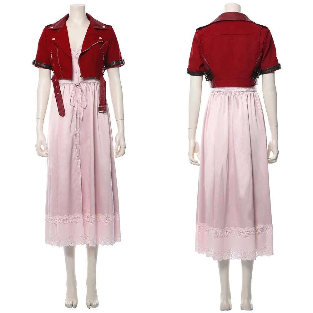New Cosplaysky New Arrivals Final Fantasy VII Remake Aerith Gainsborough Cosplay Costume 14 New Cosplaysky New Arrivals Final Fantasy VII Remake Aerith Gainsborough Cosplay Costume
