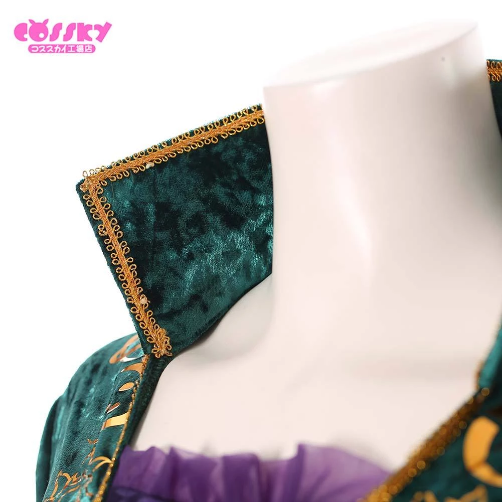 NewCosplay Hocus Pocus Winifred Sanderson Outfit Halloween Carnival Cosplay Costume 10 NewCosplay Hocus Pocus Winifred Sanderson Outfit Halloween Carnival Cosplay Costume