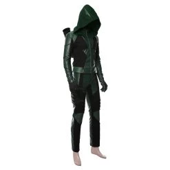 NewCosplay Green Arrow Season 8 Oliver Queen Outfit Cosplay Costume New Arrivals