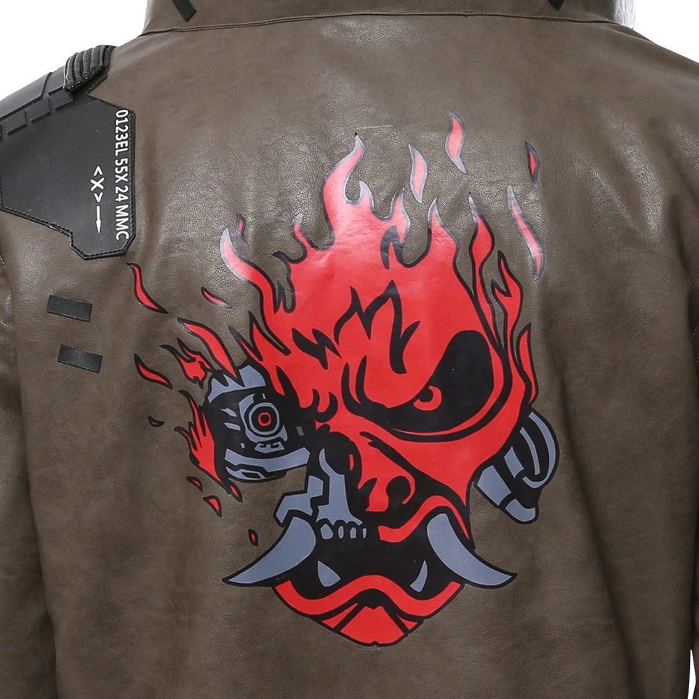 NewCosplay Cyberpunk 2077 Samurai Jacket Cosplay Costume 7 NewCosplay Cyberpunk 2077 Samurai Jacket Cosplay Costume
