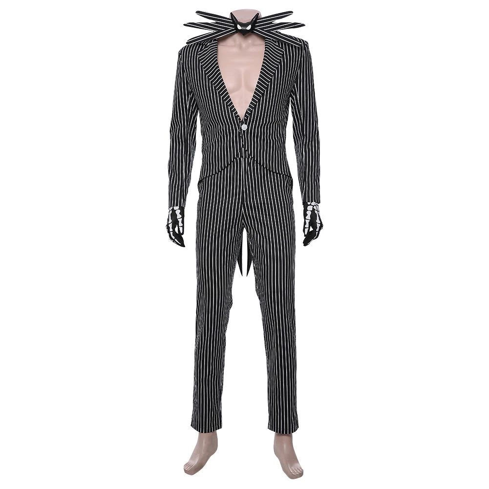 NewCosplay The Nightmare Before Christmas Jack Skellington Suit Cosplay Costume 4 NewCosplay The Nightmare Before Christmas Jack Skellington Suit Cosplay Costume
