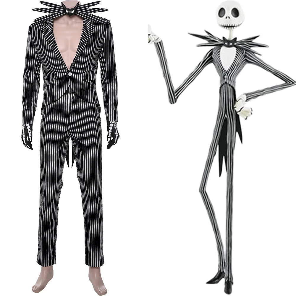 NewCosplay The Nightmare Before Christmas Jack Skellington Suit Cosplay Costume 3 NewCosplay The Nightmare Before Christmas Jack Skellington Suit Cosplay Costume