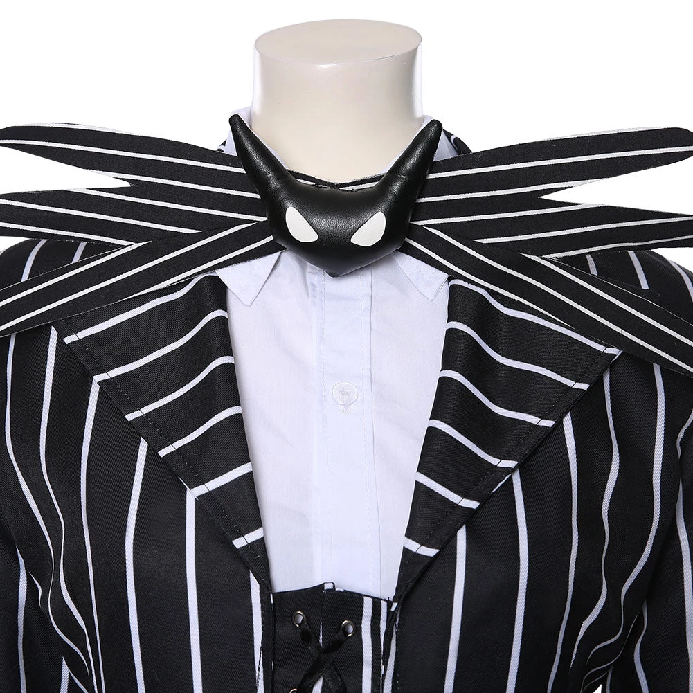 NewCosplay The Nightmare Before Christmas Jack Skellington Striped Outfit Cosplay Costume New Arrivals 8 NewCosplay The Nightmare Before Christmas Jack Skellington Striped Outfit Cosplay Costume New Arrivals