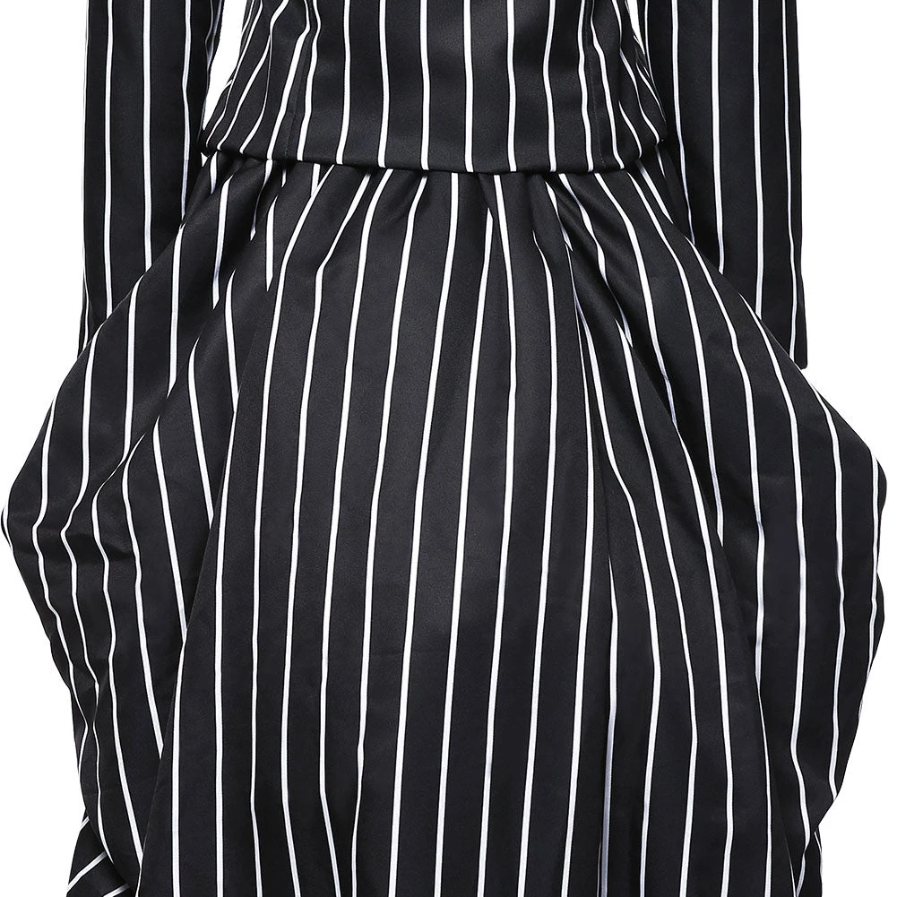 NewCosplay The Nightmare Before Christmas Jack Skellington Striped Outfit Cosplay Costume New Arrivals 11 NewCosplay The Nightmare Before Christmas Jack Skellington Striped Outfit Cosplay Costume New Arrivals