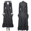NewCosplay The Nightmare Before Christmas Jack Skellington Striped Outfit Cosplay Costume New Arrivals