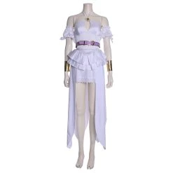 NewCosplay New Arrivals Cautious Hero: The Hero Is Overpowered But Overly Cautious Goddess Lisita Dress Cosplay Costume