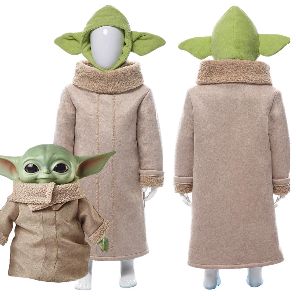 NewCosplay Star Wars The Mandalorian Baby Yoda Suit For Kids Children Cosplay Costume New Arrivals 3 NewCosplay Star Wars The Mandalorian Baby Yoda Suit For Kids Children Cosplay Costume New Arrivals