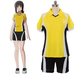New Cosplaysky Hanebado!! Ayano Hanesaki Nagisa Aragaki Riko Izumi Girls Team Uniform Cosplay Costume