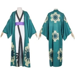 NewCosplay One Piece Roronoa Zoro Kimono Robe Full Suit Outfit Halloween Carnival Costume Cosplay Costume New Arrivals