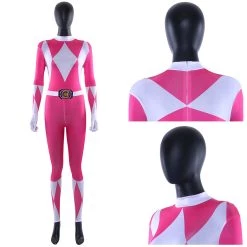 New Cosplaysky Power Rangers Pink Power Ranger Kimberly Hart Outfit Cosplay Costume New Arrivals