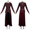Fandombuy Doctor Strange In The Multiverse Of Madness Scarlet Witch Wanda Cosplay Costume Mask Outfits