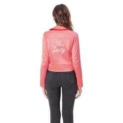 New Cosplaysky New Arrivals 1970S Pink Lady Cosplay Costume Motorcycle Jacket Coat Outfits Halloween Carnival Suit