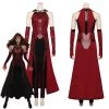 New Cosplaysky Doctor Strange In The Multiverse Of Madness - Scarlet Witch Wanda Cosplay Costumes Outfits