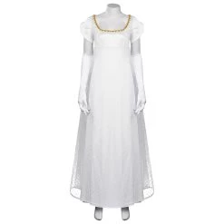 NewCosplay Bridgerton Season2 Daphne Bridgerton Cosplay Costume Dress Outfits