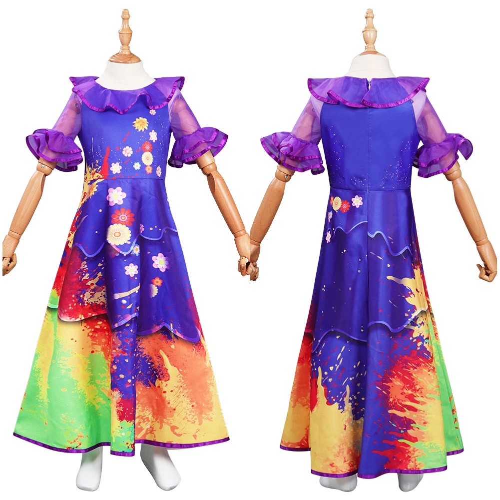 NewCosplay New Arrivals Kids Girls Encanto Isabela Cosplay Costume Dress Outfits Halloween Carnival Suit 3 NewCosplay New Arrivals Kids Girls Encanto Isabela Cosplay Costume Dress Outfits Halloween Carnival Suit