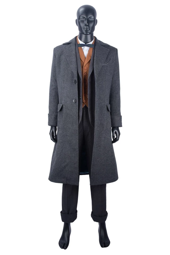 New Cosplaysky New Arrivals Fantastic Beasts: The Crimes Of Grindelwald Newt Scamander Coat Cosplay Costume NEW 3 New Cosplaysky New Arrivals Fantastic Beasts: The Crimes Of Grindelwald Newt Scamander Coat Cosplay Costume NEW