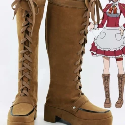 NewCosplay Sword Art Online Lisbeth Rika Shinozaki Cosplay Boots Shoes