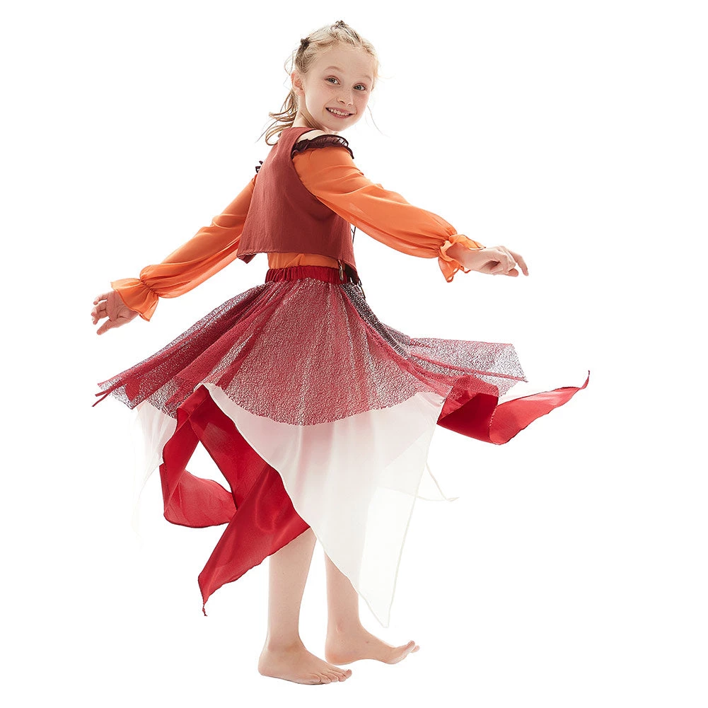 NewCosplay Hocus Pocus Mary Sanderson Girls Kids Children Cosplay Costume 9 NewCosplay Hocus Pocus Mary Sanderson Girls Kids Children Cosplay Costume